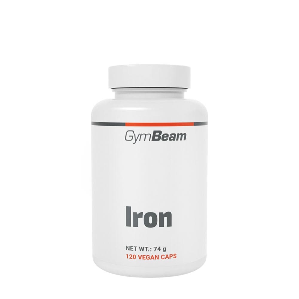 GymBeam Iron 120 Capsules, 74g – GymBeam packaging