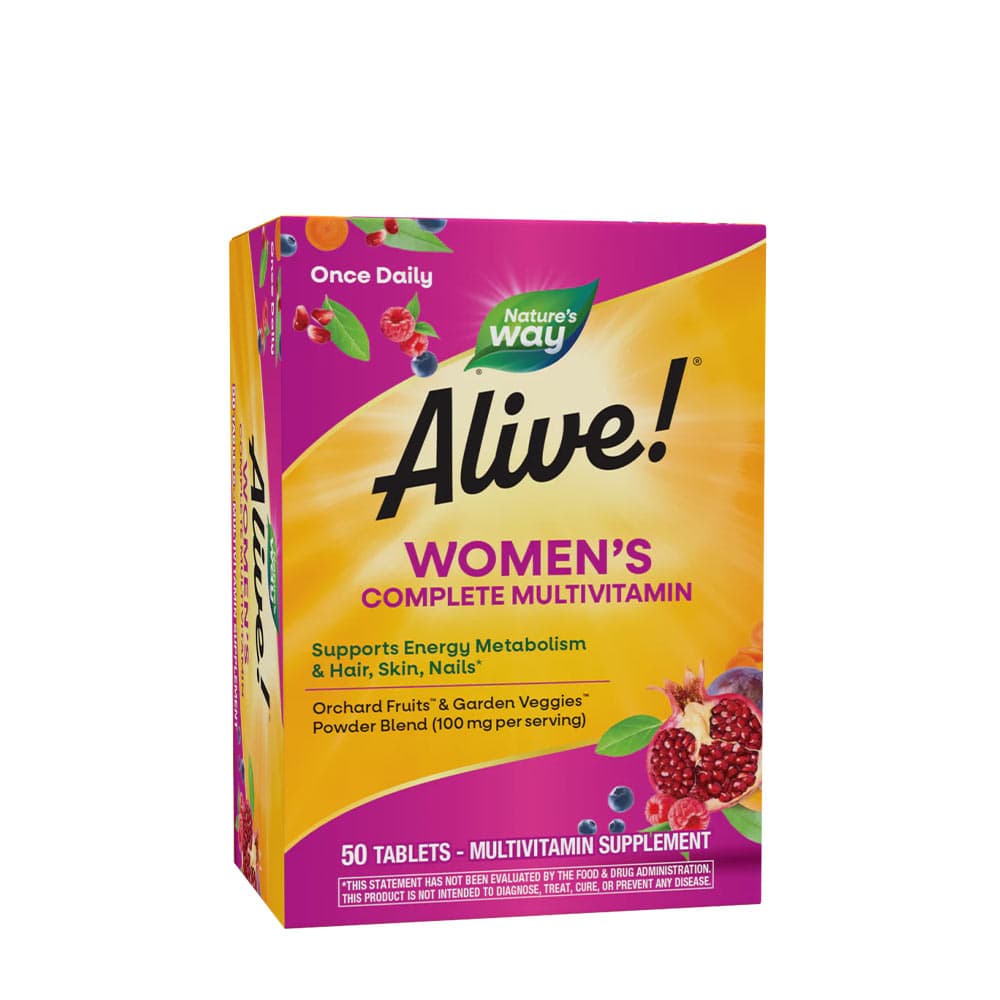Nature's Way Alive! Women's Complete Multivitamin 50 tabletter – Nature's Way förpackning