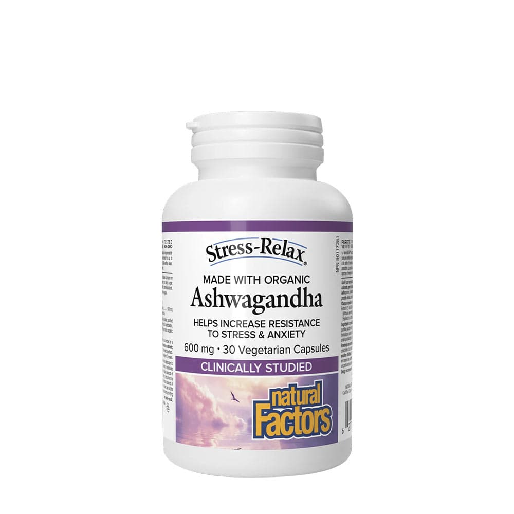 Natural Factors - Stress-Relax Ashwagandha – Natural Factors packaging