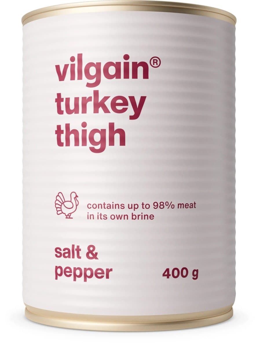 Vilgain R2E Kalkoen met Zout en Peper 400 g – Vilgain verpakking