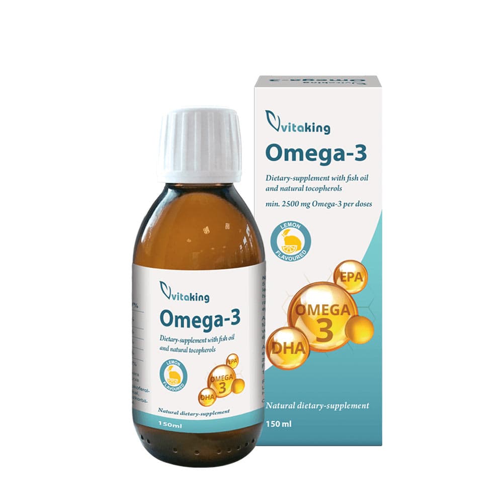 Vitaking Omega-3 Liquid 150ml – Flytande fiskolja