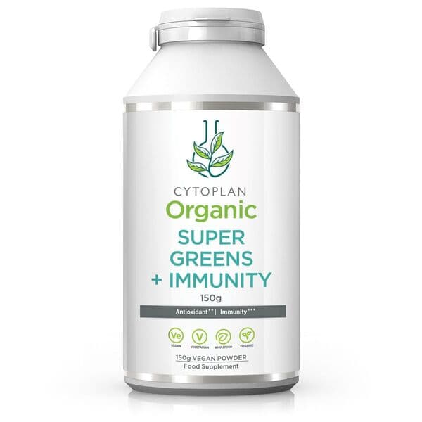 Cytoplan - Organic Super Greens + Immunity 150g – Cytoplan verpakking