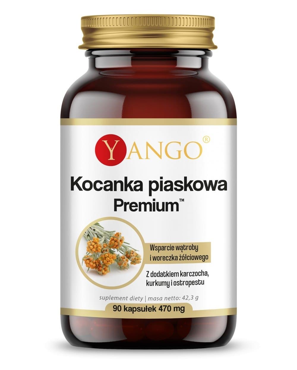 Yango Helichrysum Arenarium Premium - 90 vegetariska kapslar