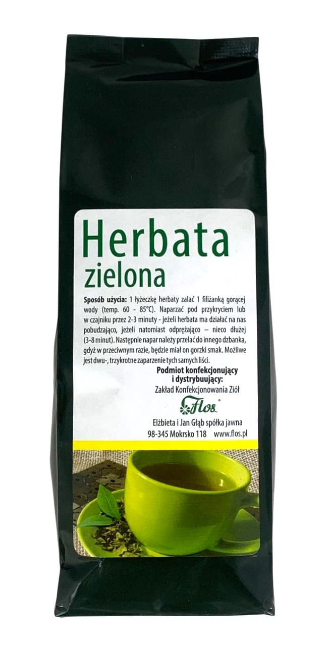 Flos - Green Tea 60 capsules – Flos packaging