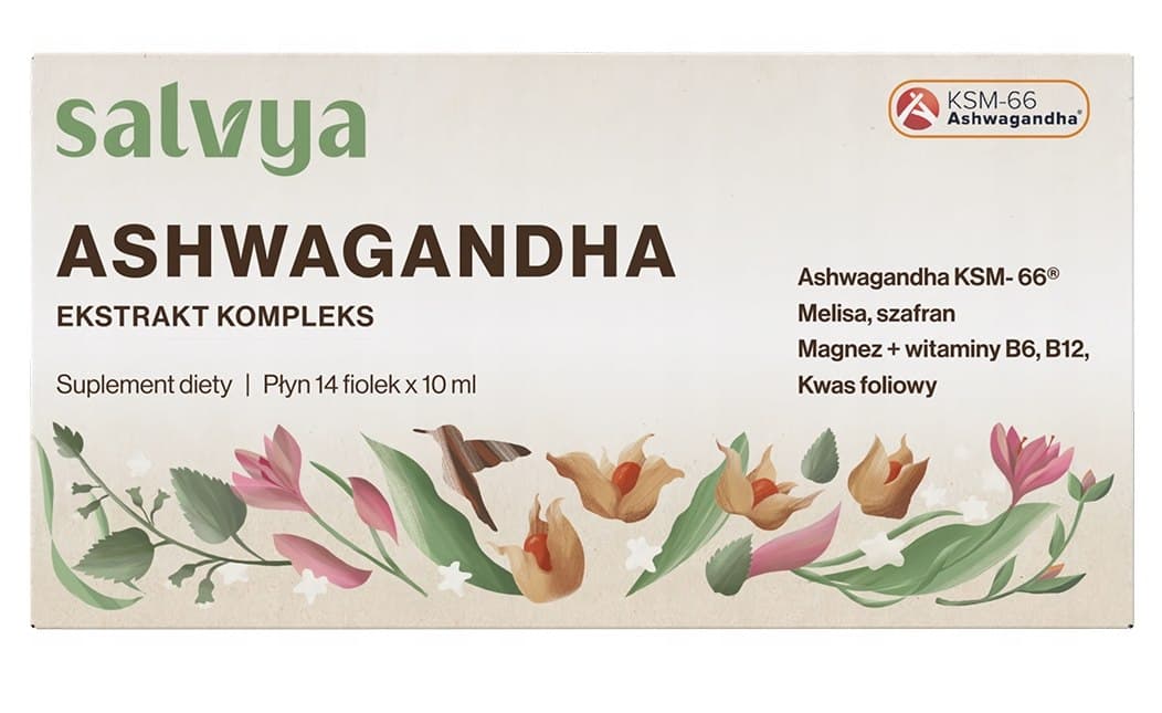 Salvya - Ashwagandha Extract Complex - 14 Vials X 10ml
