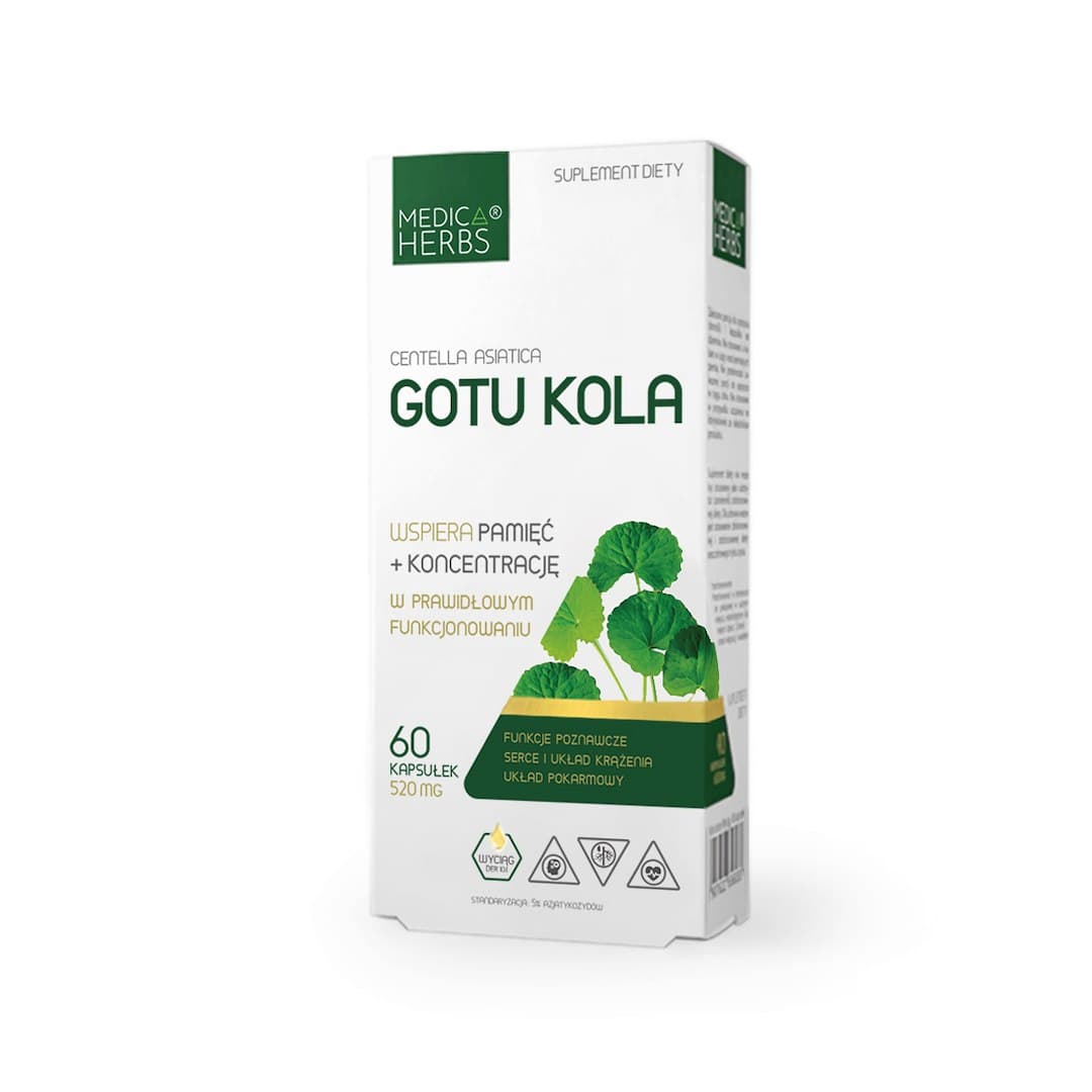 Medica Herbs - Gotu Kola - 60 Caps