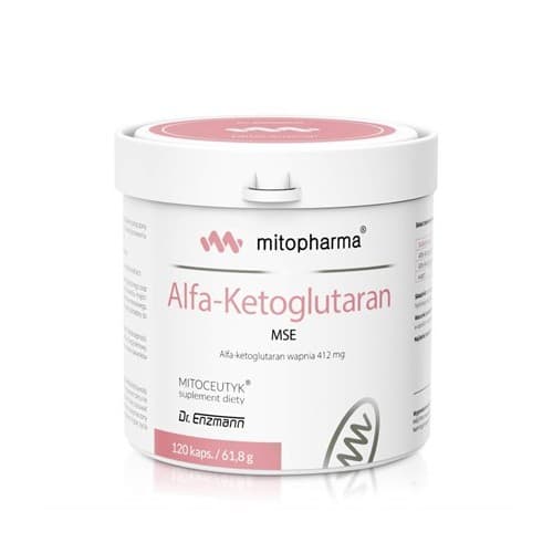 Dr. Enzmann MSE - Alpha-Ketoglutarate - 120 gélules – mitopharma emballage