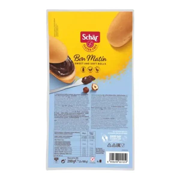 Schär - Bon Matin - 200g (4x50g) – Schär förpackning