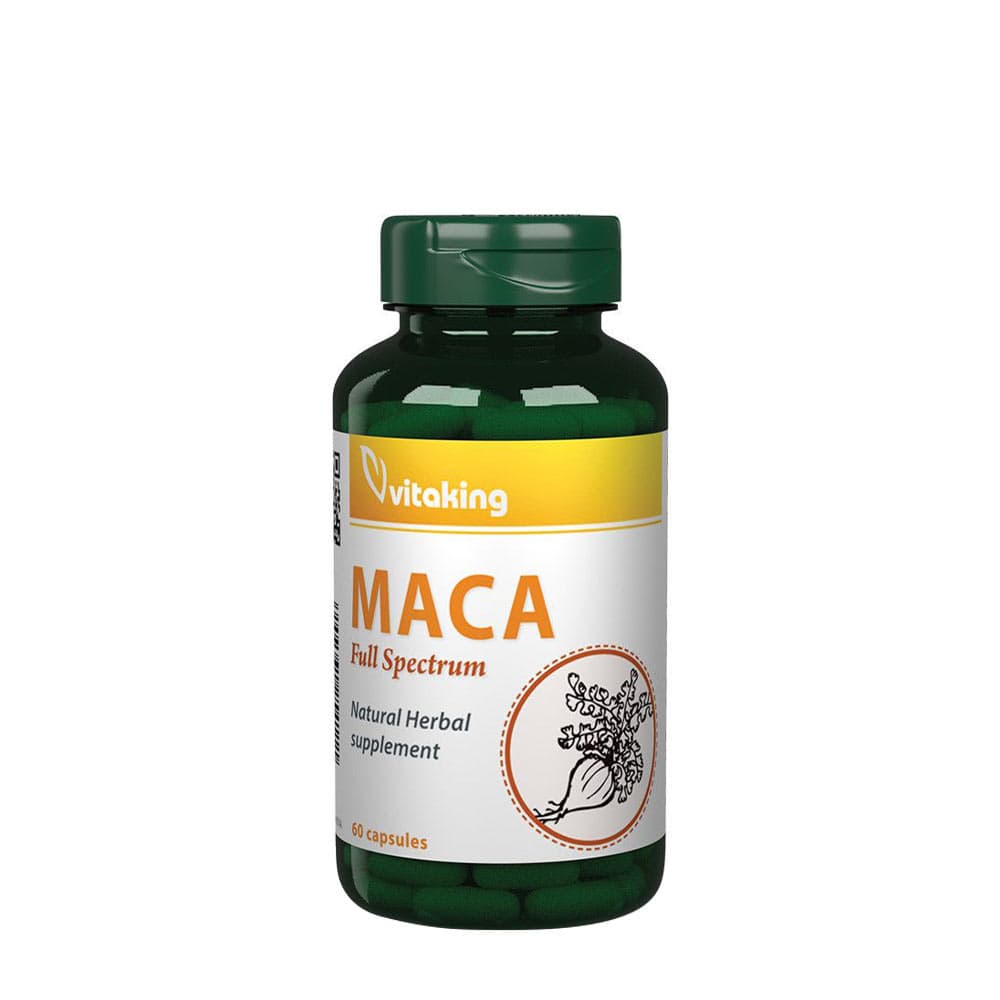 Vitaking - Maca Full Spectrum, 120 kapslar – Vitaking förpackning