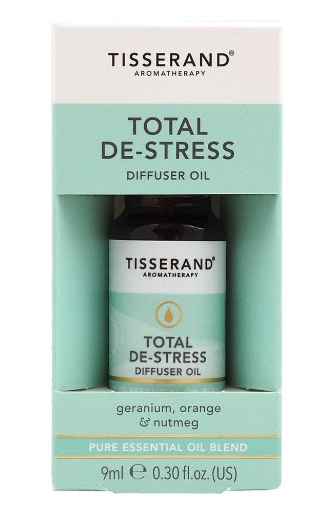 Tisserand Aromatherapy Total De-Stress diffuserolja 9ml – Tisserand Aromatherapy confezione