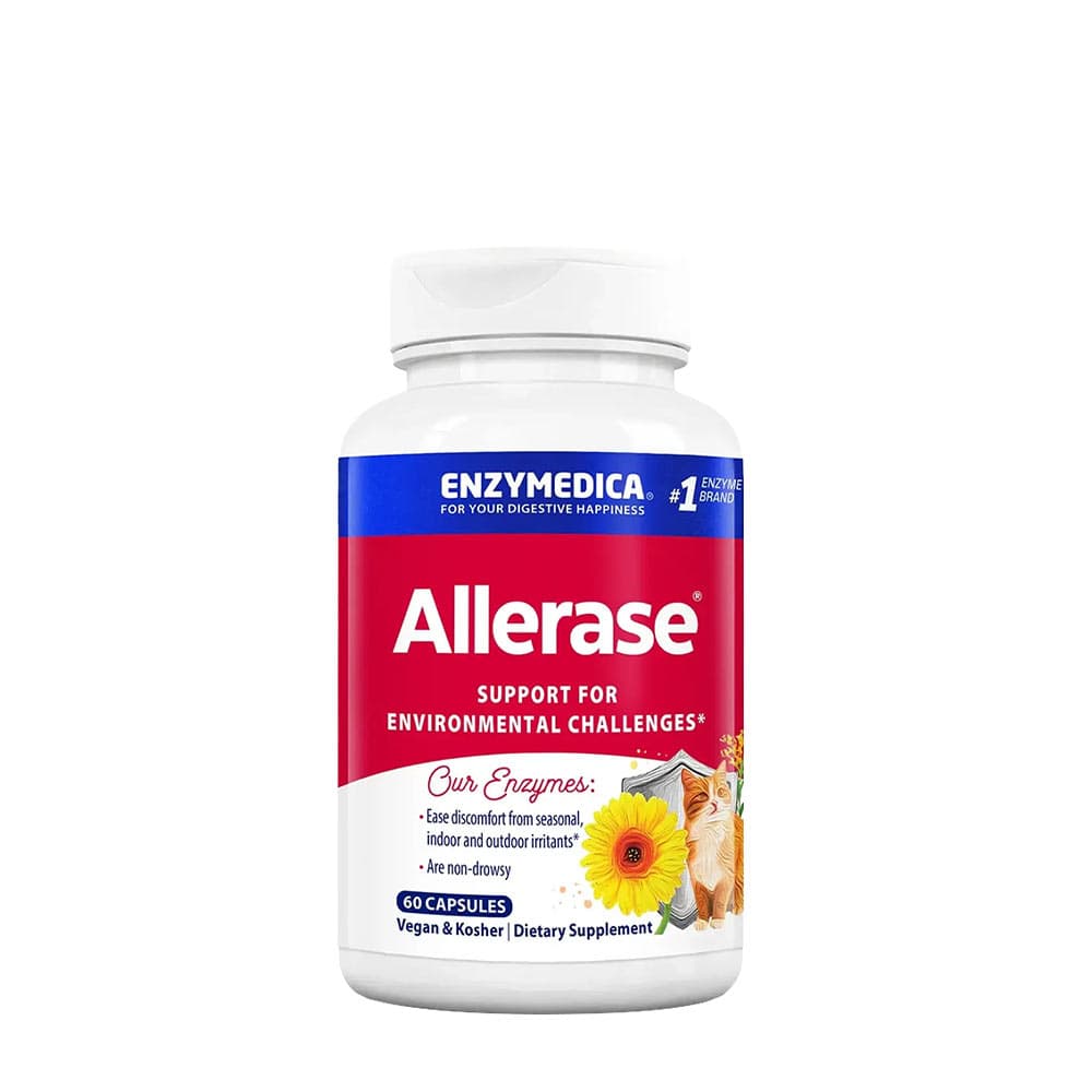 Enzymedica Allerase 60 cápsulas – Enzymedica embalagem