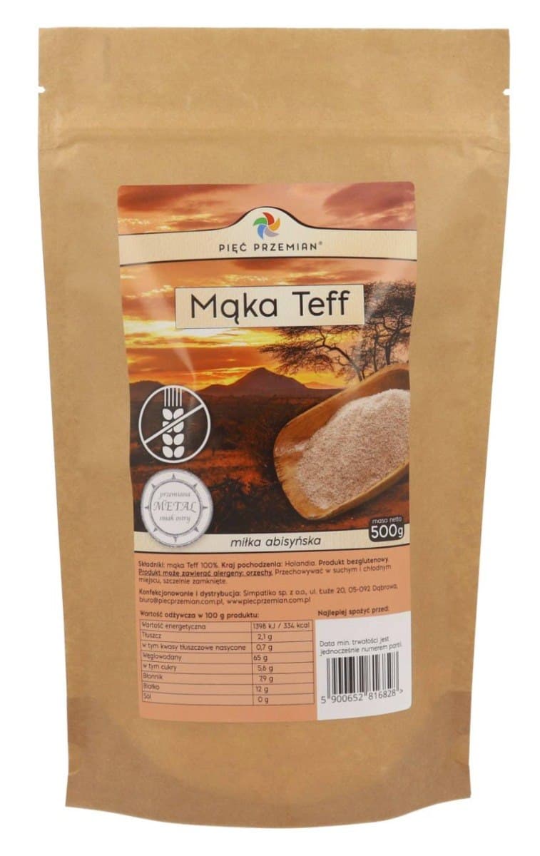 Pięć Przemian Teffmel Glutenfrit 500g