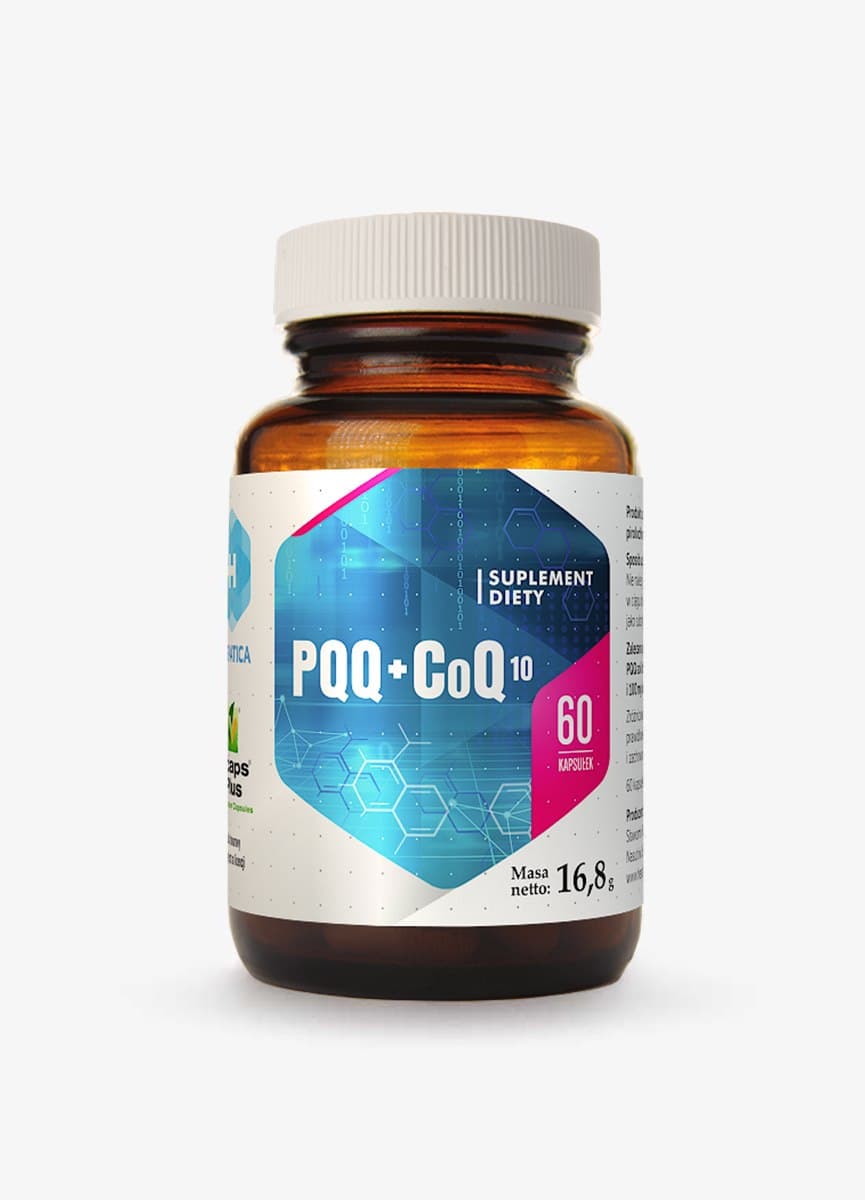 Hepatica - PQQ + CoQ10 - 60 Caps – Hepatica förpackning