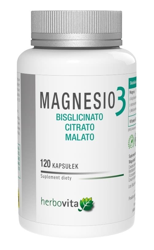 Herbovita - Magnesium 3 - 120 Caps