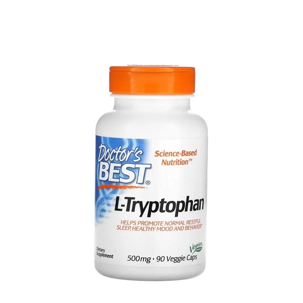 Doctor's Best L-Tryptophan 500 mg - 90 Veggie Caps