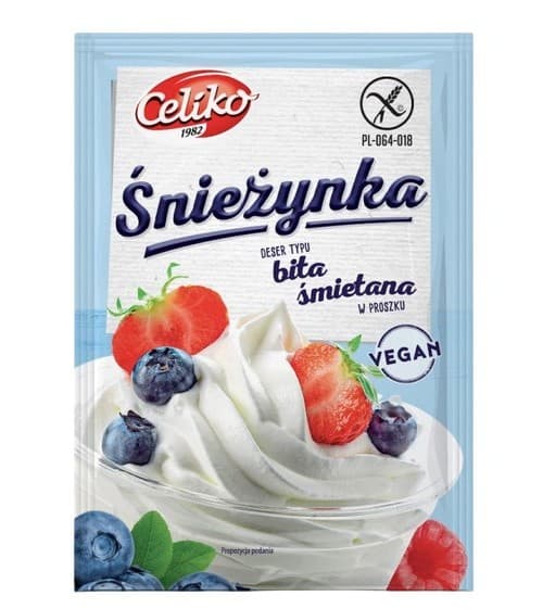 Celiko - Whipped Cream Powder – Celiko förpackning