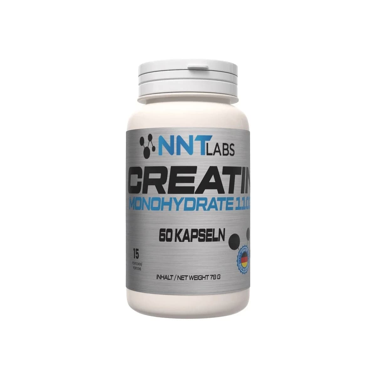 NNT Labs - Creatine Monohydrate 1100 - 60 Capsules – NNT Labs packaging