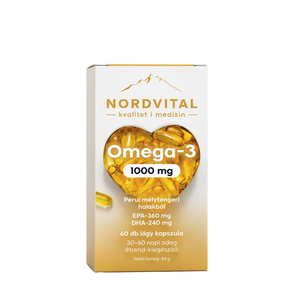 Nordvital Omega-3 - 60 Softgels – Nordvital packaging