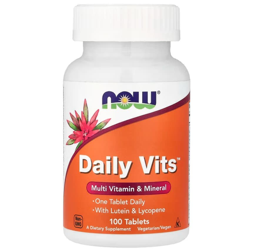 NOW Foods - Daily Vits™ - Multi Vitamin & Mineral - 30 Vcaps – NOW Foods packaging