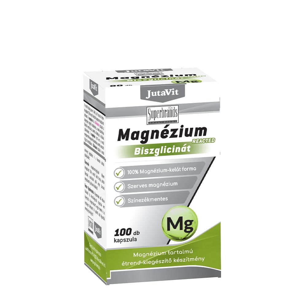 Jutavit Magnesium Bisglycinate – 100 kapsler – Jutavit confezione
