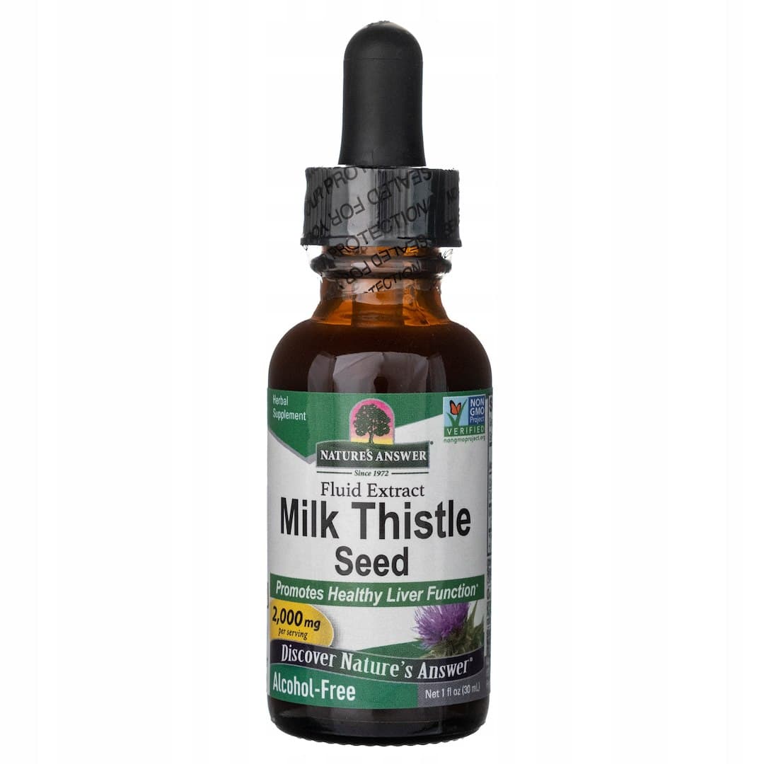 Nature'S Answer - Milk Thistle Seed Extract - 30ml – Nature's Answer verpakking