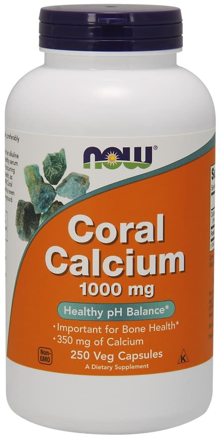 NOW Foods - Coral Calcium - 250 Vcaps – NOW Foods förpackning