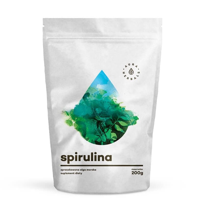 Aura Herbals - Spirulina – Aura Herbals packaging