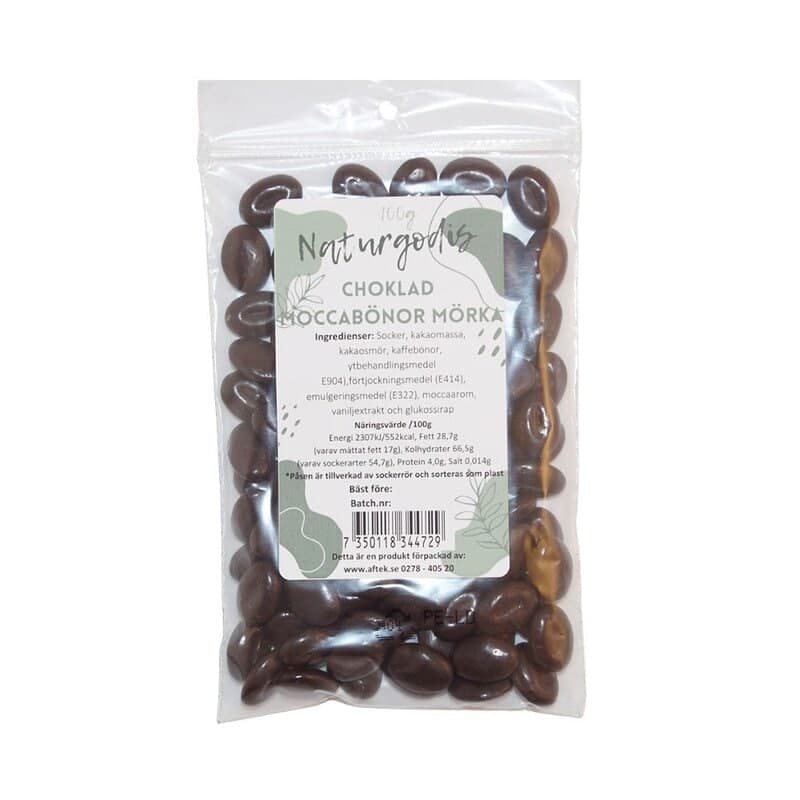Choklad Moccabönor Mörk 100g