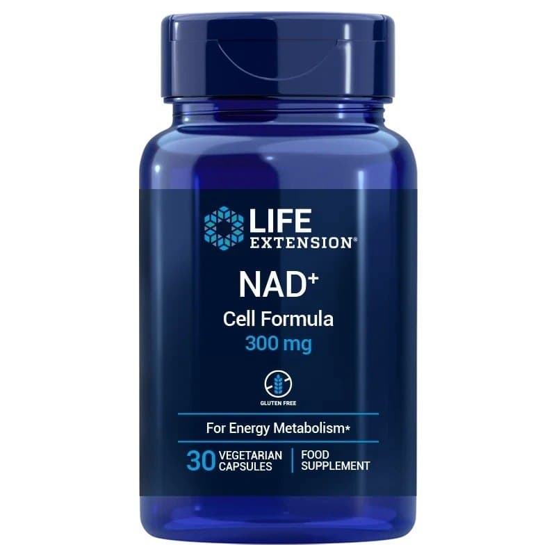 Life Extension NAD Cell Formula 300mg 30 vegetabiliska kapslar