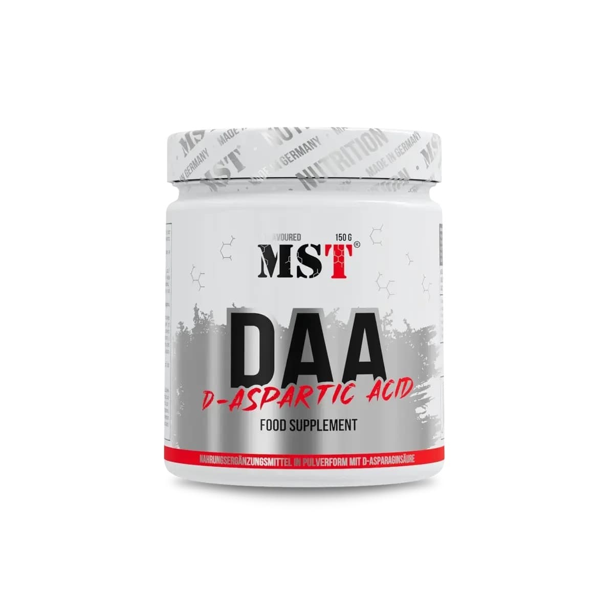 MST - DAA, ácido D-aspártico - 150 g – empaque
