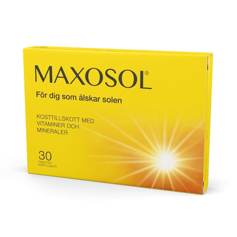 Maxosol 30 tablets – Maxosol packaging