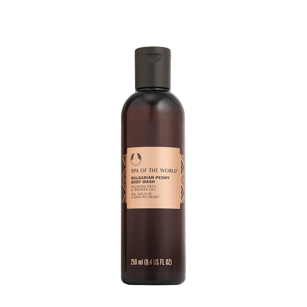 Spa Of The World - Bulgarian Peony Body Wash 250 ml – Spa Of The World packaging
