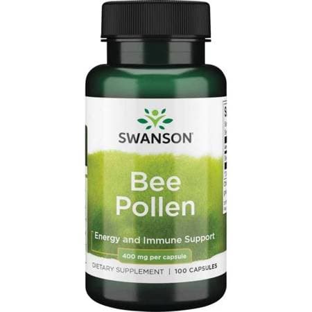 Swanson Bee Pollen 800 mg - 100 Capsules