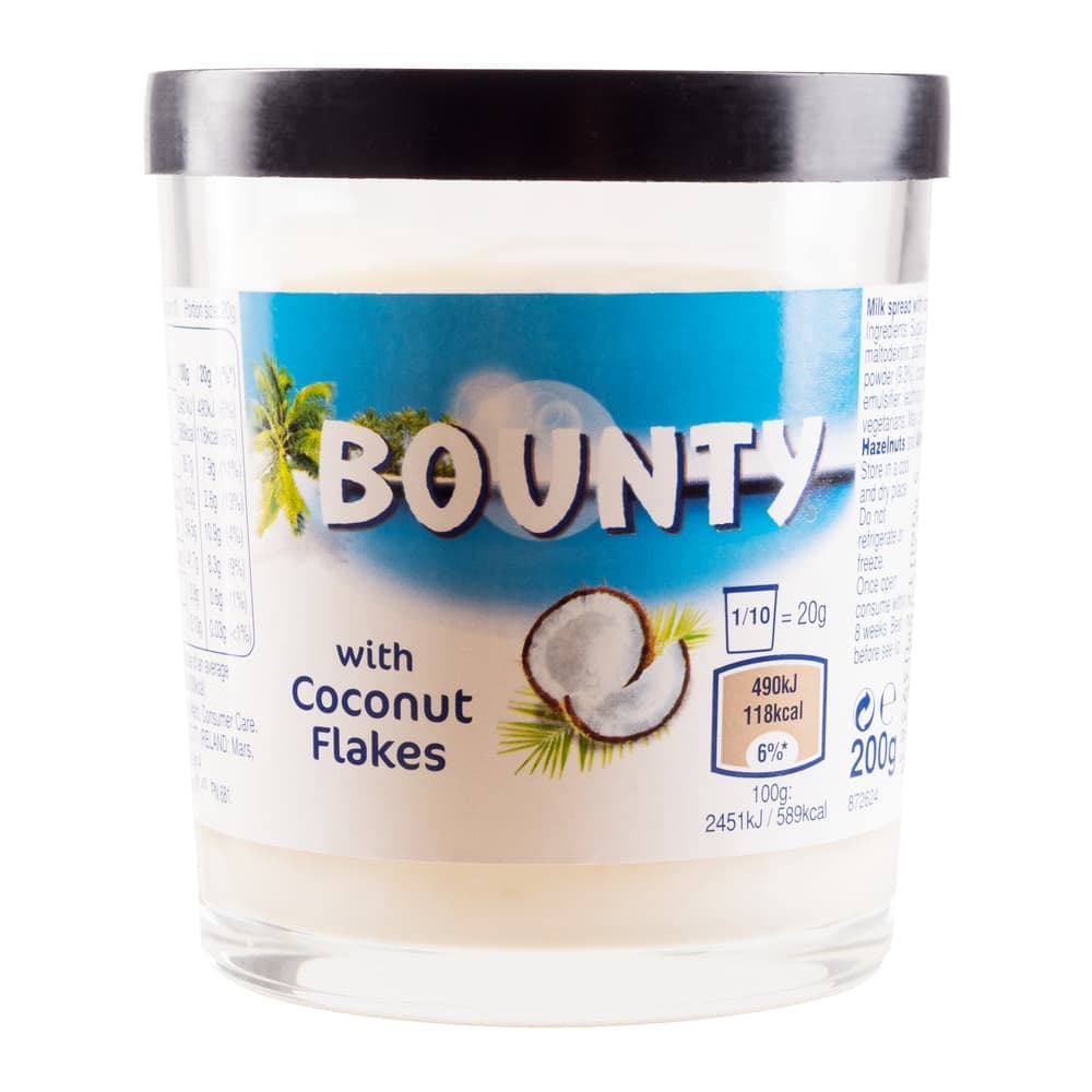 Bounty - Coconut Spread - 200g – Bounty förpackning
