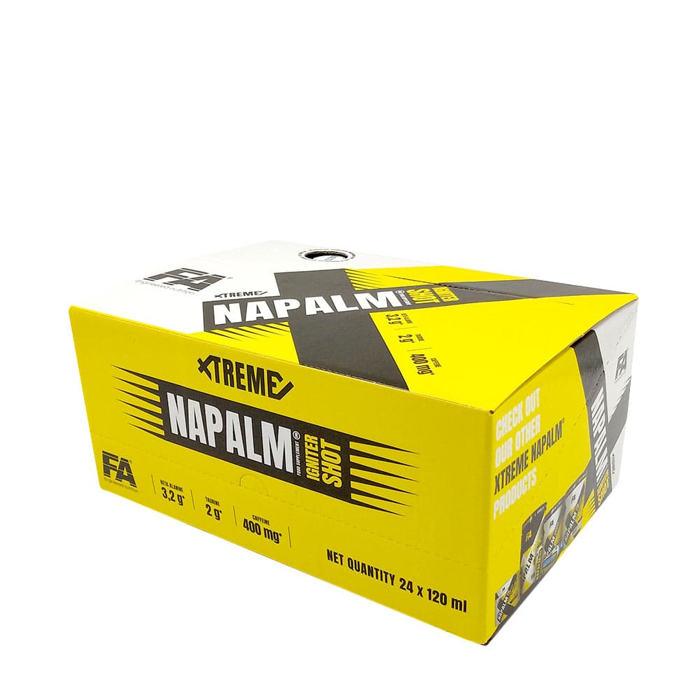 Fa - Fitness Authority Napalm Shot 24 x 120ml – FA Verpackung