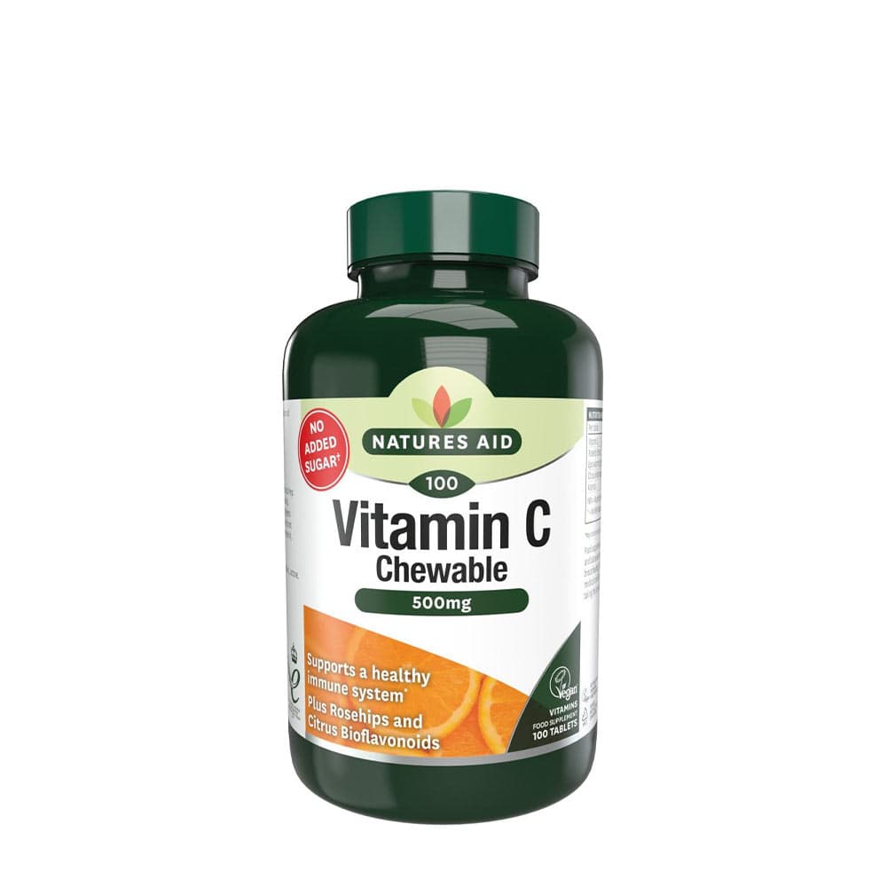 Natures Aid - Vitamin C Gummies - 100 Tabs – Nature's Aid förpackning