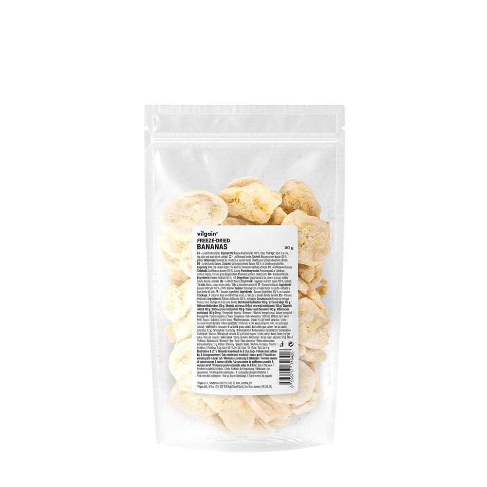 Vilgain - Freeze-Dried Bananas - 50g