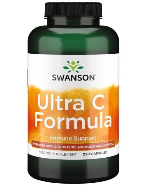 Swanson Ultra C Formula 500 mg - 250 gélules – Swanson packaging