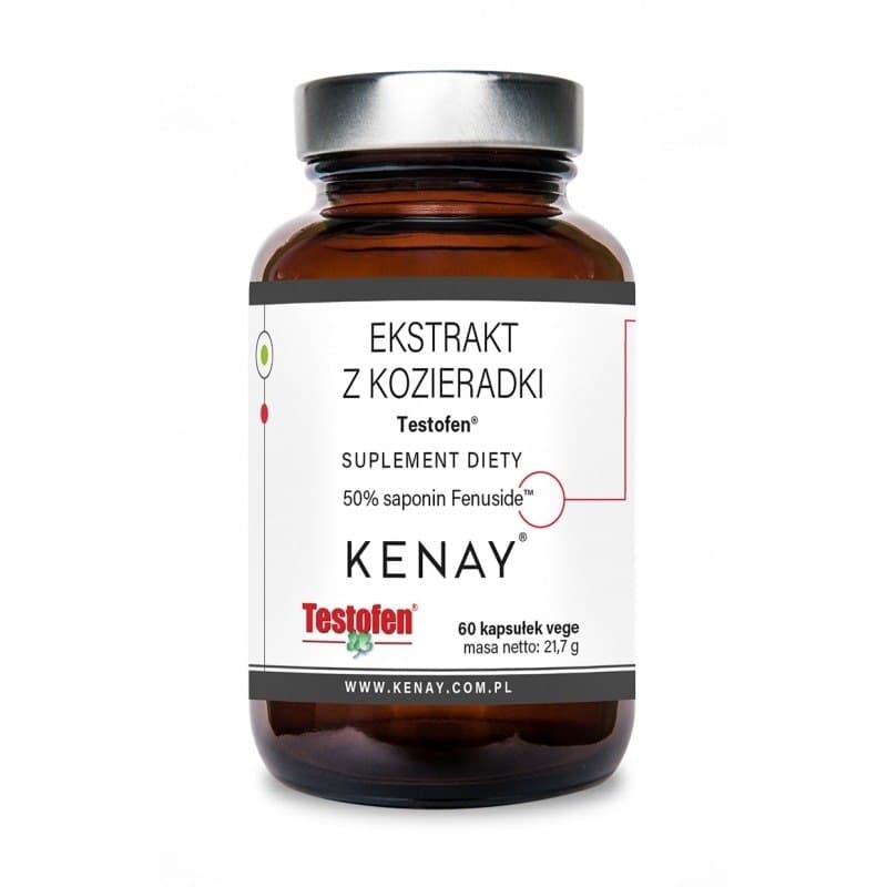 Kenay Testofen Fenugreek Extract 600 mg - 60 capsules