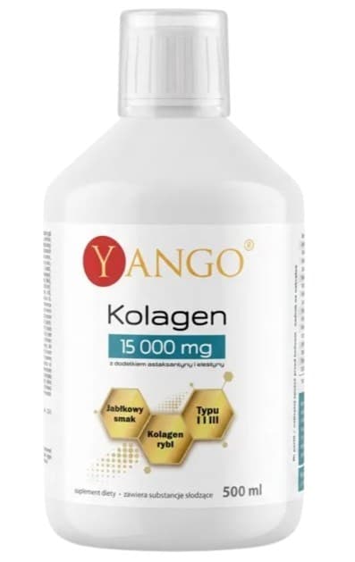 Yango - Colágeno marino Tipo I y III 15.000 mg - líquido 500 ml – Yango empaque