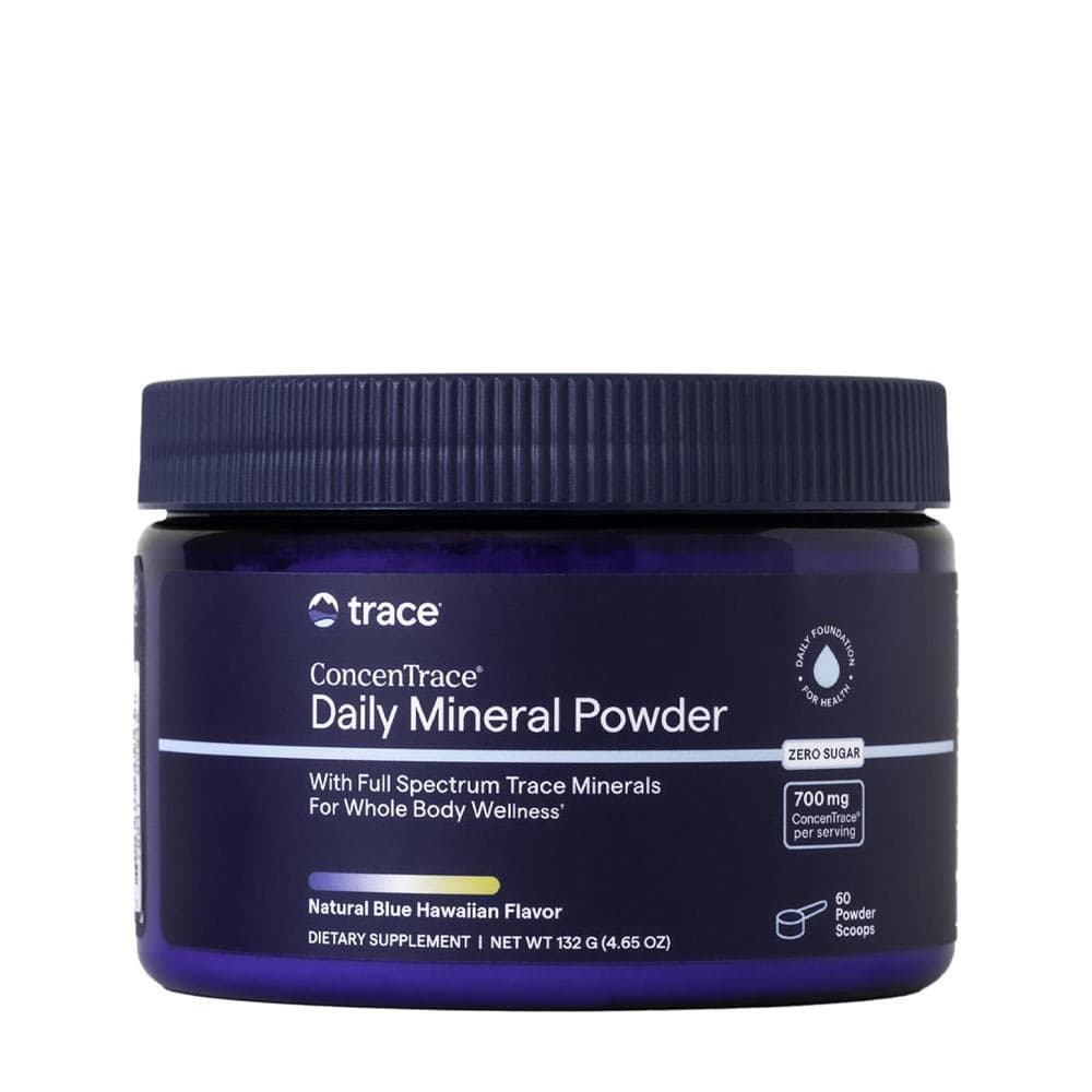 Trace Minerals Concentrace Daily Mineral Powder – Trace Minerals packaging