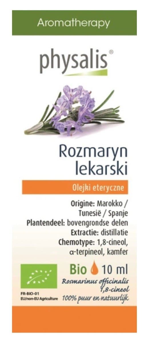 Bio Planet Physalis Ätherisches Öl Rosmarin BIO 10 ml – Physalis Verpackung
