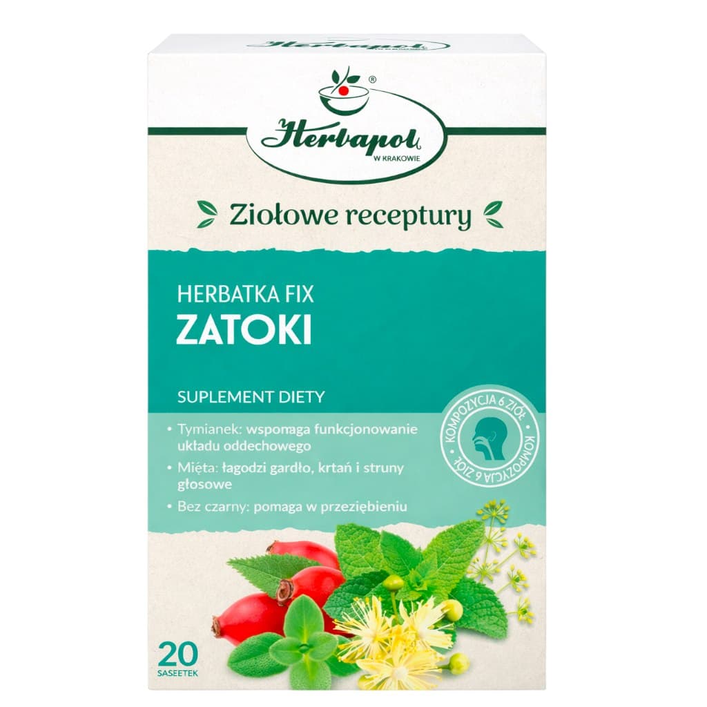 Herbapol Kraków - Sinuses Fix Herbal Tea - 20 sachets