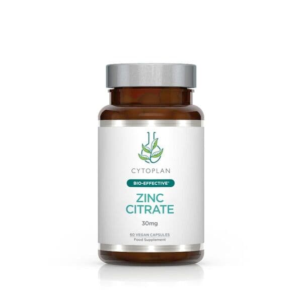 Cytoplan - Zinkcitrat, 30mg - 60 vcaps – Cytoplan emballage