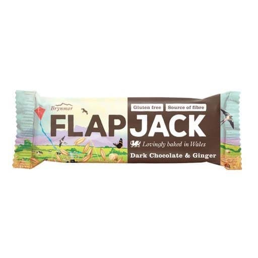 Flapjack Dark Chocolate & Ginger 80g | Brynmor