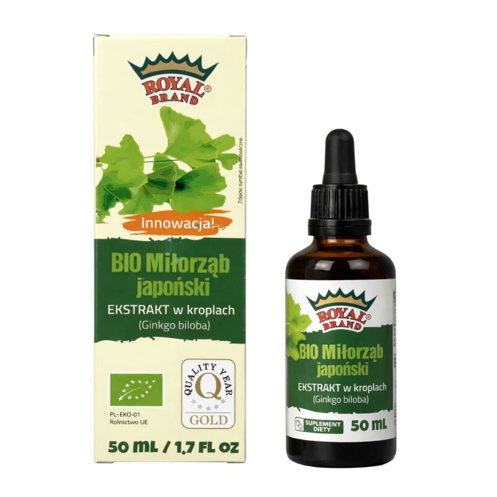 Royal Brand Organic Ginkgo Biloba Extract 50ml