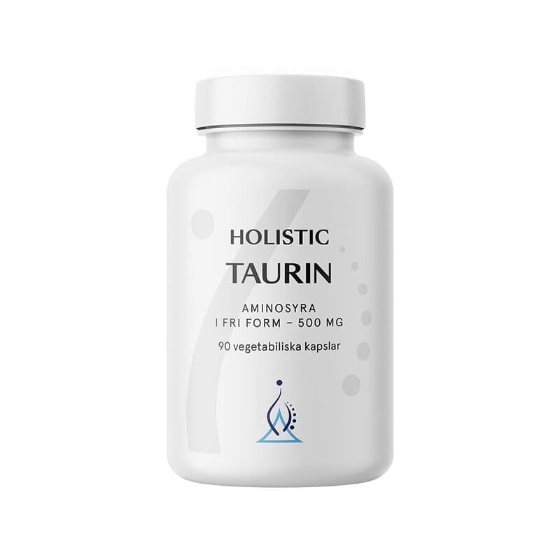 Taurina 500 mg 90 cápsulas vegetais | Holistic – Holistic embalagem