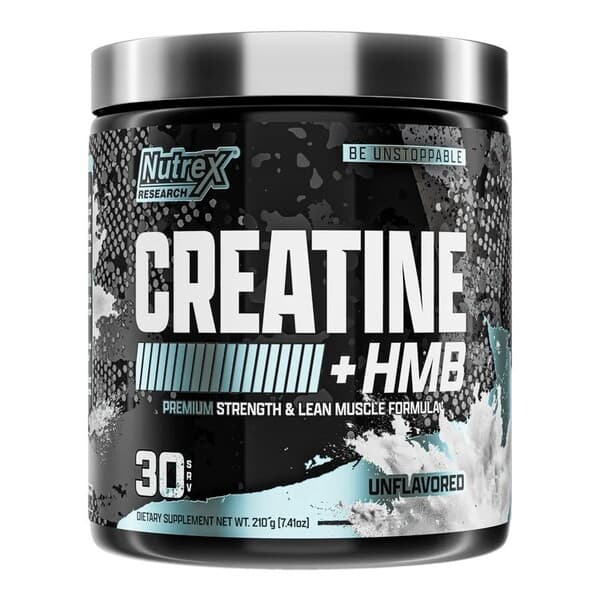 Nutrex - Creatine + HMB, Unflavoured - 210g – Nutrex förpackning