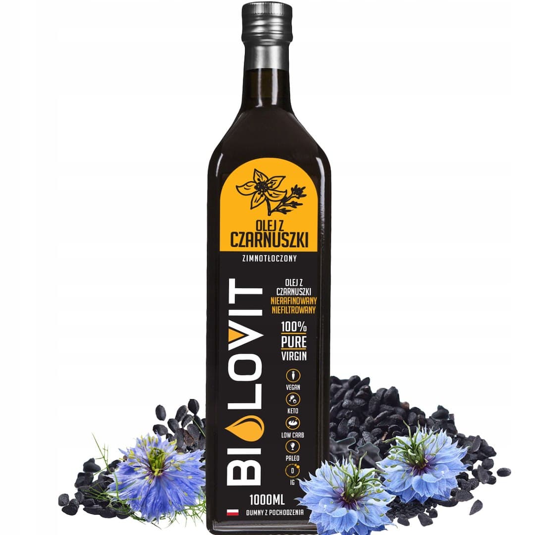 Biolovit - Ekologisk kallpressad svartfröolja – Biolovit empaque