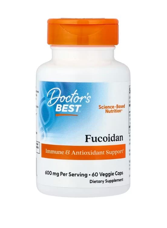 Doctor's Best Fucoidan 300 mg - 60 vegetariska kapslar – Doctor's Best förpackning